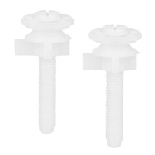 2 Pack Toilet Seat Screws Replacement Kit for Fixing the Top Toilet Seat Include