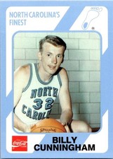 1989-90 Collegiate Collection/Coca-Cola North Carolina's - Billy Cunningham #40