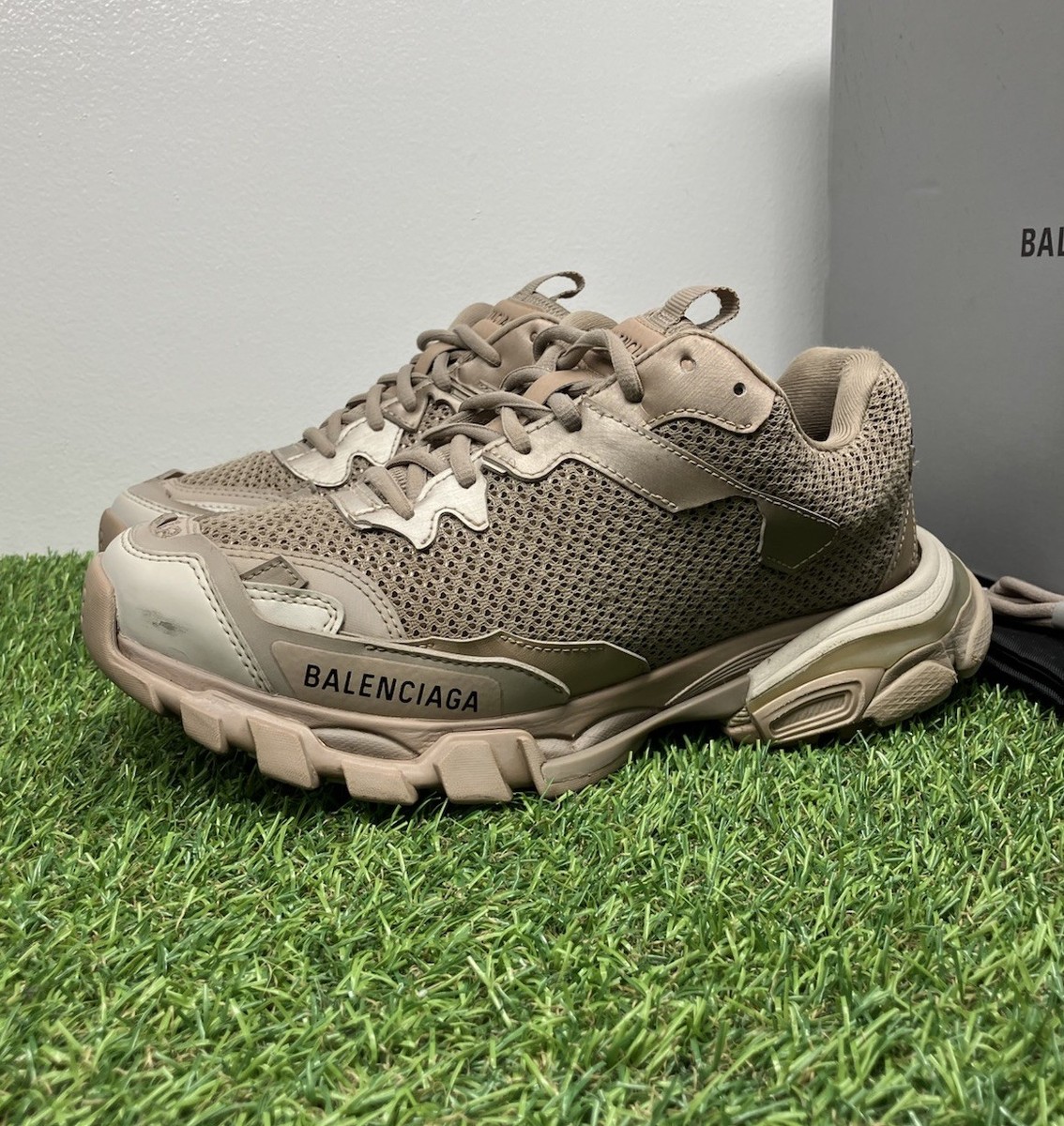 Size 38 - Balenciaga Track.3 ' Beige ' | GREAT CONDITION! | eBay