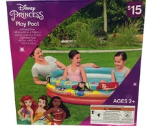 Bestway Disney Princess Play Pool Inflatable Ages 2+ 53 Gallon