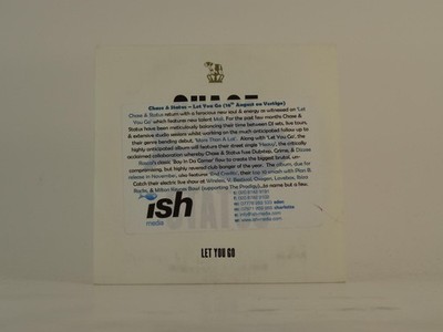CHASE AND STATUS LET YOU GO (E22) 2 Track Promo CD Single including Card Sleeve 