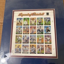 1991 KELLOGG'S CORN FLAKES BASE BALL GREATS  & I5 LRGENDS OF BASEBALL STAMPS