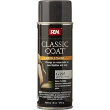 SEM 17223 Classic Coat, Very Dark Pewter, 16 oz. for Leather Vinyl Restoration