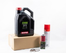 Kit Entretien Vidange Standard pour KTM Duke 125 de 2011 à 2024 MOTUL 5100 10W40