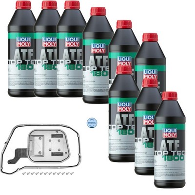 9 L Liqui Moly Top Tec ATF 1800 MEYLE Getriebeölfilter für Audi Q5 2.0 TFSI
