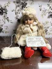 Vintage RARE Steiff Doll made in West Germany 087/100 Blonde Hair Blue Eyes