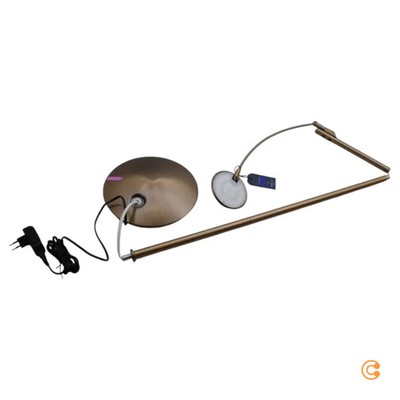 Steinhauer Stehlampe Stehleuchte LED Zenith bronze Dimmer Schalter höhenverstell