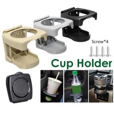 Foldable Plastic Car Cup Holder Water Cup Drink Bottle Can Holder Universal D2K3