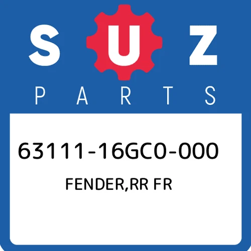 FENDER, REAR FRONT