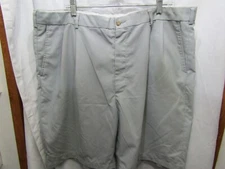 MENS PRO TOUR PLEATED GRIP WAIST LIGHT GRAY GOLF SHORTS SIZE 42 INSEAM 10"