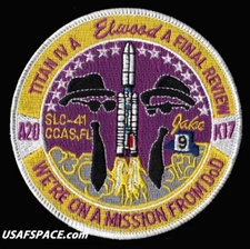 NROL-7 -TITAN IV A - ELWOOD A20 - K17 DOD NRO USAF CLASSIFIED SATELLITE PATCH 