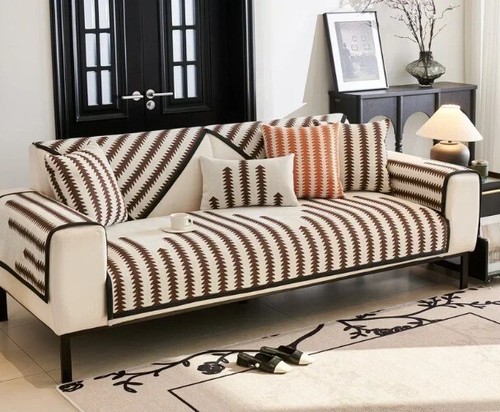 Universal Chenille Sofa Cover Sofa Pad Sofa Mat Room Non-Slip Couch Cushion - Bild 20 von 29