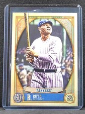2021 Topps Gypsy Queen Babe Ruth Bazooka Back #GQ-302 Babe Ruth RARE 1:2477 Pack