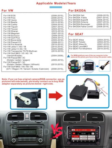 Autoradio Carplay für VW Golf Passat Tiguan Touran Polo DVD GPS Sat Nav WIFI +BT - Bild 2 von 13