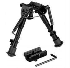 6"-9"Zoll Taktische Zweibein R&uuml;ckkehr Rest Picatinny-Zweibein mit Adapter