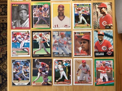 Barry Larkin 20 Piece Baseball Card Lot NM/M Condition Cincinnati