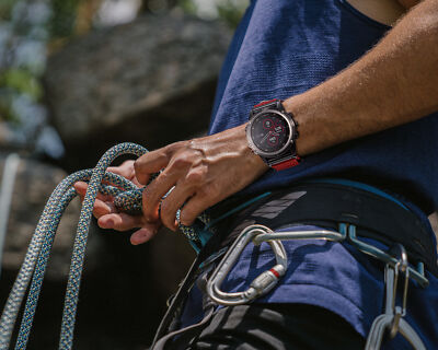 Cinturino Nylon Per Garmin - Bracciale Sportivo Per Fenix/Forerunner - Regolabile In Velcro - Foto 2