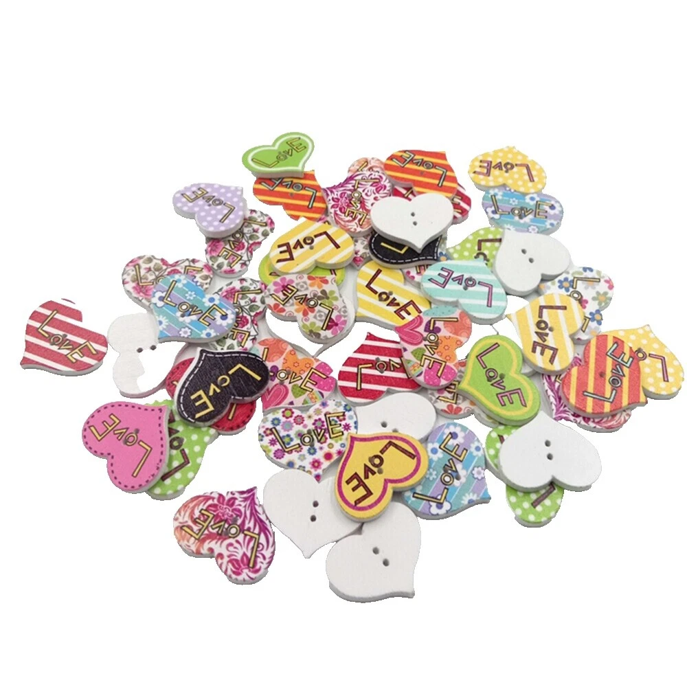 Botones de Costura baquelita Corazón