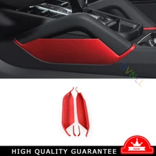 Interior Central Console Armrest Storage Box For Porsche Cayenne 2018-2022 Red