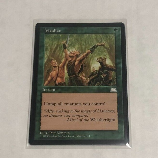 MTG Weatherlight - 4x Vitalize - LP - Playset