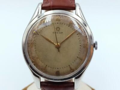 Authentic Vintage 1950 Omega Jumbo Ref 2506-5 38mm Steel Men's