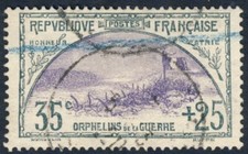 FRANCE 1917 SC #B7 Fine 35c+25c Semi-Postal cv $125.00  *Bay Stamps*