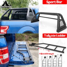 Universal Roll Bar Or Tailgate Ladder For Full Size Truck Silverado F-150ram