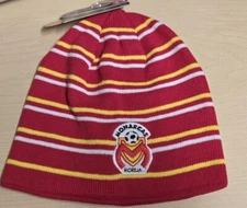 Monarcas Morelia Official Soccer Beanie - Red (Rhinox Inc)