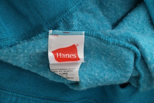 VINTAGE Hanes Womens Size XL Pull On Wide Leg Sweatpants Teal Blue - 第 6/6 張圖片