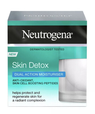2x Neutrogena Skin Detox Dual Action Feuchtigkeitscreme 50ml Brandneu Verpackt