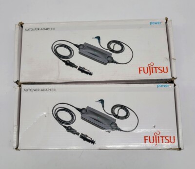 LOT OF 2 Fujitsu Lifebook DC Auto/Air Adapter - FPCAA07 88 Watts