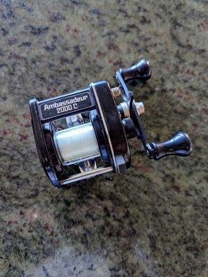 Rare Old Abu Garcia Ambassadeur 2000C Baitcasting Fishing Reel 