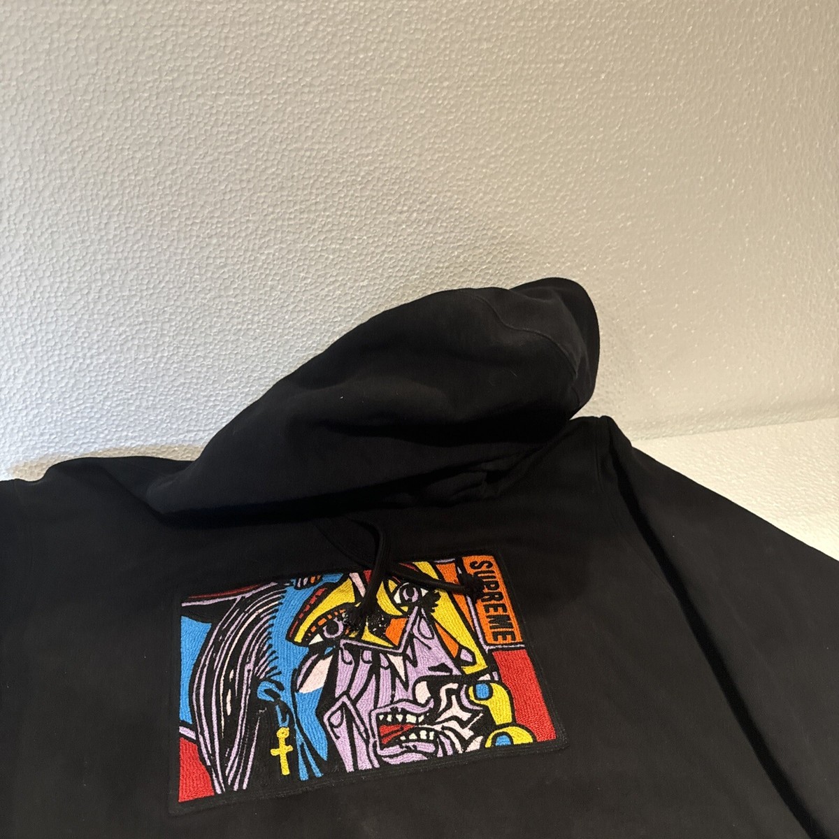 Supreme Chainstitch Hooded Sweatshirt size Medium Black hoodie | eBay