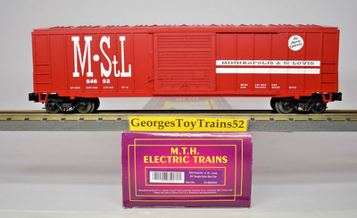 MTH PREMIER #54652 M&STL MINNEAPOLIS & ST LOUIS 50' SNGLE DOOR BOX CAR 20-90033A