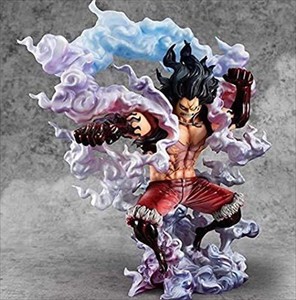 Megahouse One Piece P O P Pop Genuine Monkey D Luffy Gear 4 Snakeman 855 Ebay