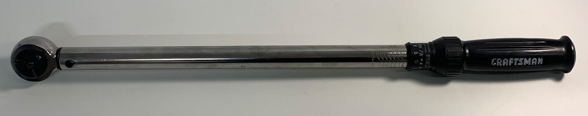 メリ 5/10 Sears Craftsman 1 2 Drive Microtork Torque Wrench 944595 for