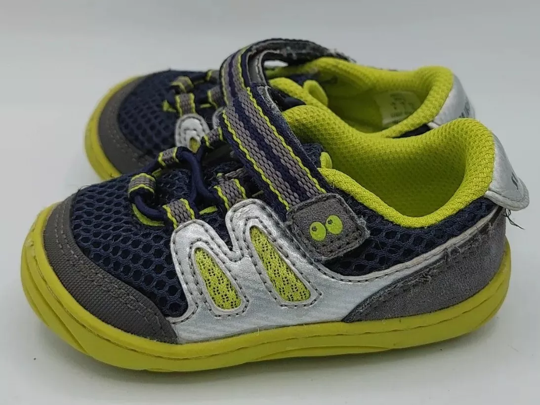 Adorable Surprise Stride Rite Aston Shoes Blue Green Toddler