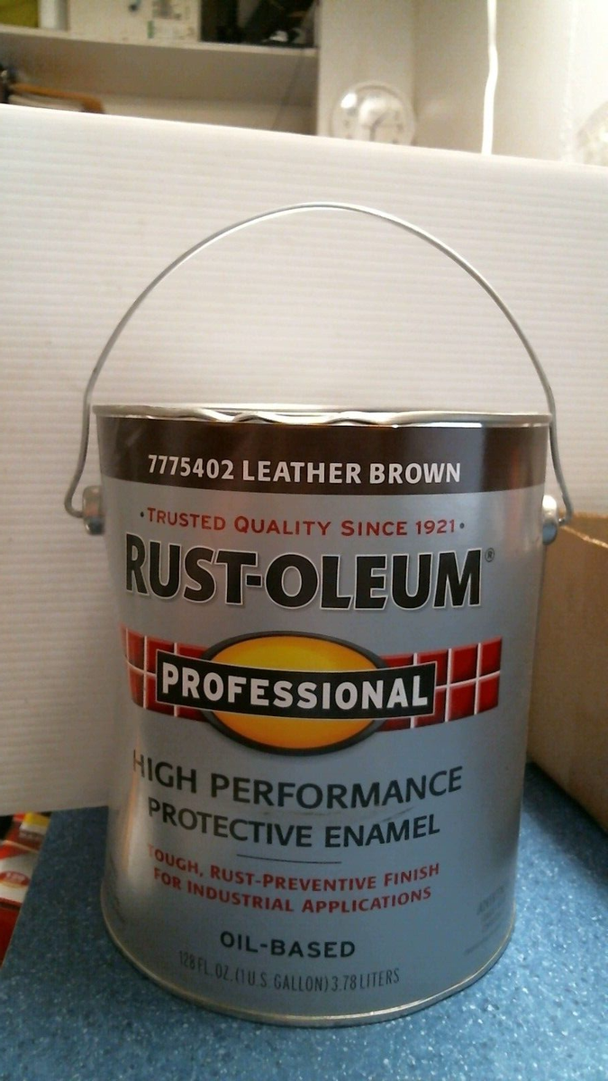 Rust-oleum Leather Brown Oil Based Protective Enamel Paint