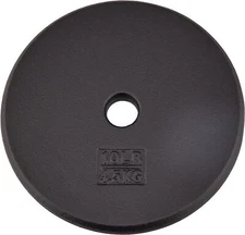 Yes4All Standard 1" Cast Iron Weight Plate - Ideal for C. 10 LBS - Single 