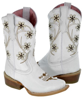 white cowgirl boots toddler