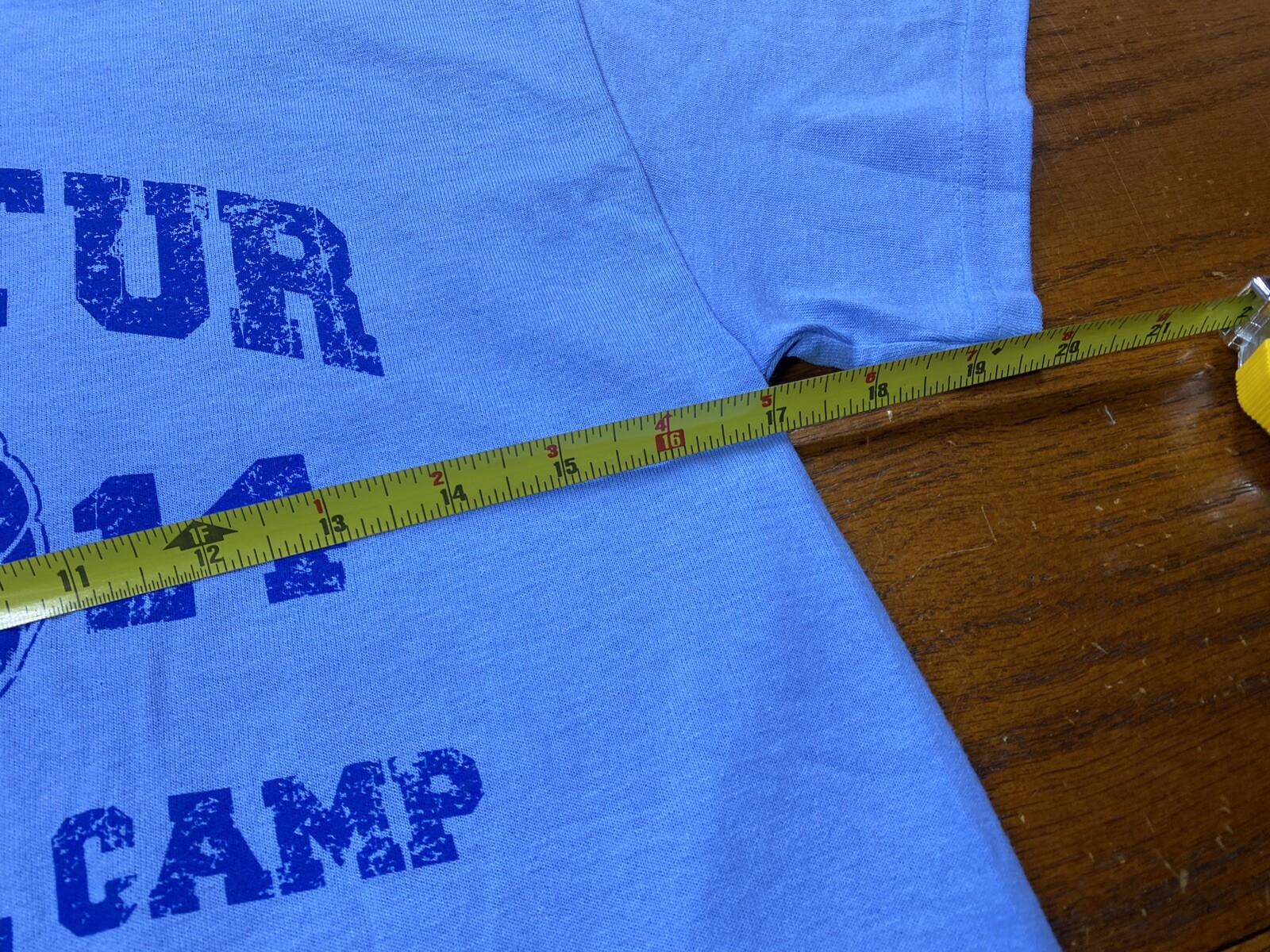 Decatur Texas Volleyball Camp Mens Shirt Small Blue Cotton Graphic TX