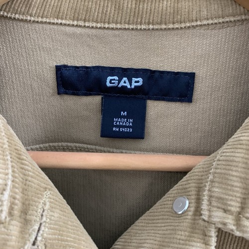 Vintage 80s Gap Womens Medium Brown Corduroy Collared Trucker Jacket Canada - Picture 2 of 4