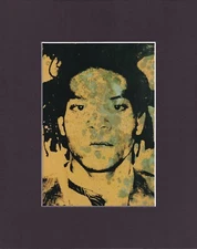 8X10" Matted Print Art Picture Andy Warhol: Artist Friend