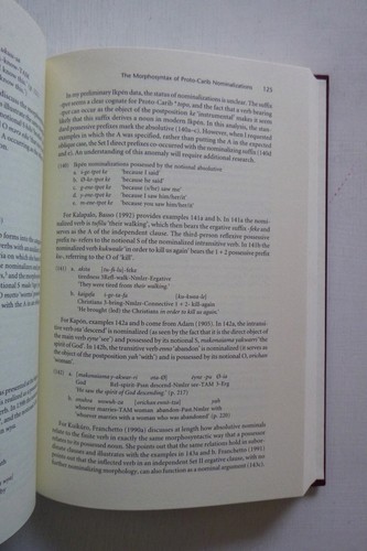 On Reconstructing Grammar: Comparative Cariban by Spike Gildea (hardcover, 2007) - Picture 7 of 7
