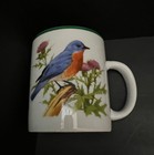 3 Vtg National Wildlife Federation Chickadee, Robin, Yellow Goldfinch Birds Mugs — photo 4