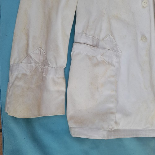 CAMICIA DA UFFICIALE REGIA MARINA ITALIANA WW2 DITTA V. CAMIOLO LIVORNO - Foto 6 di 14