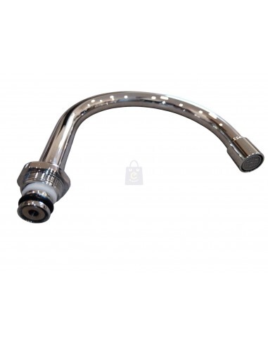 Canna di ricambio da 14 mm per rubinetto a 3 vie cromato depuratore acqua - Foto 2 di 3