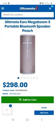 megaboom 3 officeworks