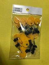 72 Fishing Columnar  Rubber Float Bobber Stops Pitch Sinker S  M L size US