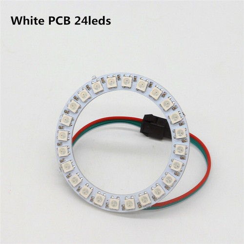 5V WS2812B RGB LED Pixel Panel Light Digital Screen Addressable 8/16/24 LED Ring - Picture 14 of 25